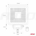 LED pracovné svetlo AWL11 COB FLOOD 9-36V AMiO-02425
