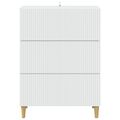 vidaXL Zásuvkový kabinet Biela 66 x 34,5 x 90 cm Kompozitné drevo
