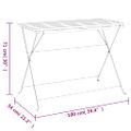 vidaXL Skladací bistro stolík 100x54x71 cm akáciový masív a oceľ