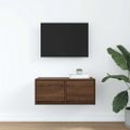 vidaXL TV skrinka, hnedý dub 60x31x25,5 cm spracované drevo