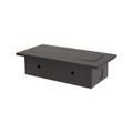 Výklopný blok ORNO OR-AE-1324/B, 2x2P+Z, 3xUSB, čierna
