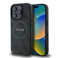 Obal Guess pre iPhone 16 Pro Max 6,9" GUHMP16XG4GFRK čierny tvrdý obal 4G Ring Classic Logo MagSafe