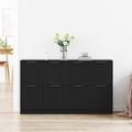 vidaXL Servírovacia skriňa 2 ks Čierny dub 60 x 30 x 70 cm