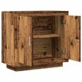 vidaXL Komoda staré drevo 80x40x75 cm kompozitné drevo