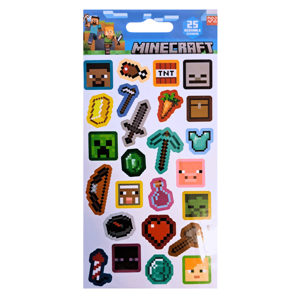 Samolepky Minecraft (25 ks)