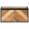 vidaXL Úložný box 60x30x30 cm masívna akácia a železo