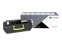 Extra vysoká výťažnosť - čierna - originálna - kazeta s farbivom LCCP, LRP - pre Lexmark MS818dn, MX718de