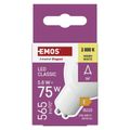 LED žiarovka Classic MR16 biela/ GU10 / 5,8 W (75 W) / 565 lm / Teplá biela