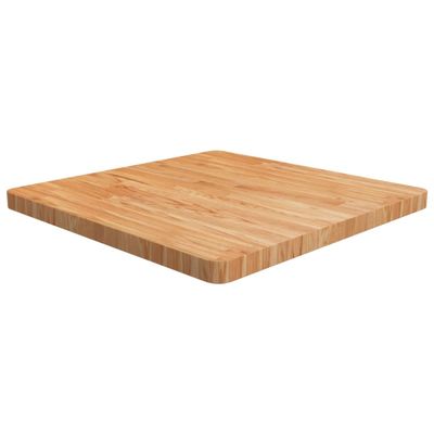 vidaXL Štvorcová stolová doska bledohnedá 70x70x4cm lakovaný dub
