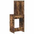 vidaXL Toaletný stolík Dymová dub 50 x 41 x 135 cm Kompozitné drevo