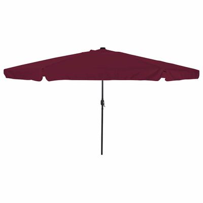 vidaXL Záhradný slnečník 395 x 395 x 245 cm Polyester Okrúhly
