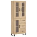 vidaXL Vysoká skrinka dub sonoma 69,5x34x180 cm spracované drevo