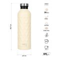 Termofľaša NILS Camp NC3805 béžová 750 ml