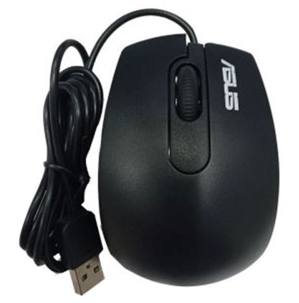 ASUS DS-2521A/Kancelárska/Optická/Pre pravákov/1 000 DPI/Drôtová USB/Čierna Myš, drôtová, optická, 1000DPI, USB, čierna