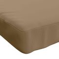vidaXL 1-dielna poduška na lavicu VUGHT 100% polyester Sivohnedá
