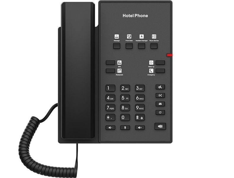 Fanvil H1-2 Wire, hotelový telefón, 2-drôtové pripojenie, PoE, SIP