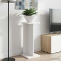 vidaXL Stojan na rastliny 2 ks Biela 25 x 25,5 x 60,5 cm