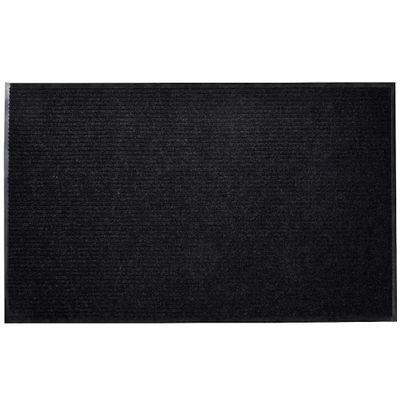 vidaXL Rohož pred dvere, čierna 90 x 150 cm, PVC