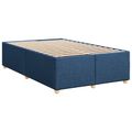 vidaXL Posteľ boxspring s matracom Modrá 120 x 200 cm Látka