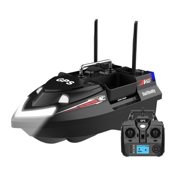 Flytec V802 PRO 12000mah návnada loď (čierna)