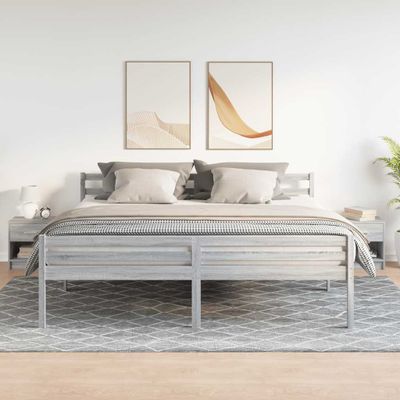 vidaXL Nočné skrinky 2 ks so zásuvkou sivé sonoma 39x28x41 cm