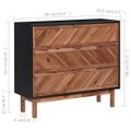 vidaXL Komoda 90x33,5x80 cm akáciový masív a MDF