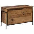 vidaXL Úložná krabica Staré drevo 80 x 40 x 49,5 cm Kompozitné drevo