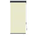 vidaXL Vonkajšia zatemňovacia roleta 80x250 cm krémová
