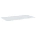 vidaXL Prídavné police 4ks, lesklé biele 80x40x1,5cm kompozitné drevo