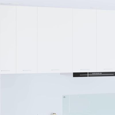 vidaXL Závesná skrinka Biela 50 x 31 x 80 cm Kompozitné drevo