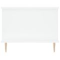 vidaXL Konferenčný stolík biely 90x50x40 cm kompozitné drevo