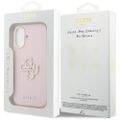 Guess HC PU FW RESIN LOGO PINK puzdro pre iPhone 17 Pro 6,3"