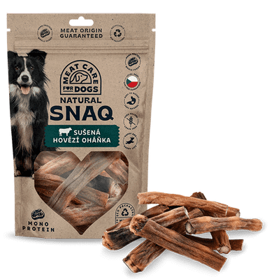 DOG SNAQ 99178 doplnkové krmivo pre psy - sušený hovädzí chvost 200G