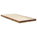 vidaXL Posteľový rám Staré drevo 75 x 190 cm Kompozitné drevo