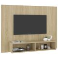 vidaXL Nástenná TV skrinka dub sonoma 120x23,5x90 cm spracované drevo