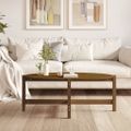 vidaXL Konferenčný stolík medovo-hnedý 118x63x45 cm borovicový masív