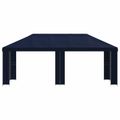 vidaXL Záhradný altánok 6 x 3 m Modrá Polyester a oceľ 190 gsm