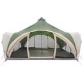 vidaXL Tipi stan so strechou Zelená Pre 18 osôb Polyester a oceľ