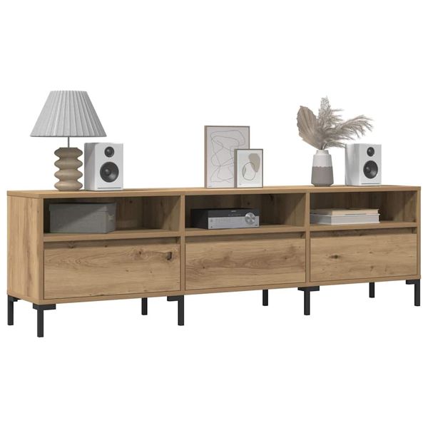 vidaXL TV skrinka dub artisan 150x30x44,5 cm kompozitné drevo