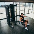 Gumová fitness podlaha AbiFloor POS35 čierna / žltá - 2. akosť