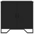 vidaXL Komoda čierna 78x35,5x74,5 cm kompozitné drevo