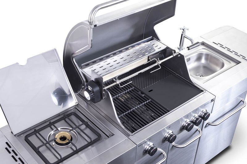 Plynový gril G21 Arizona, BBQ kuchyňa Premium Line 6 horákov + zadarmo redukčný ventil