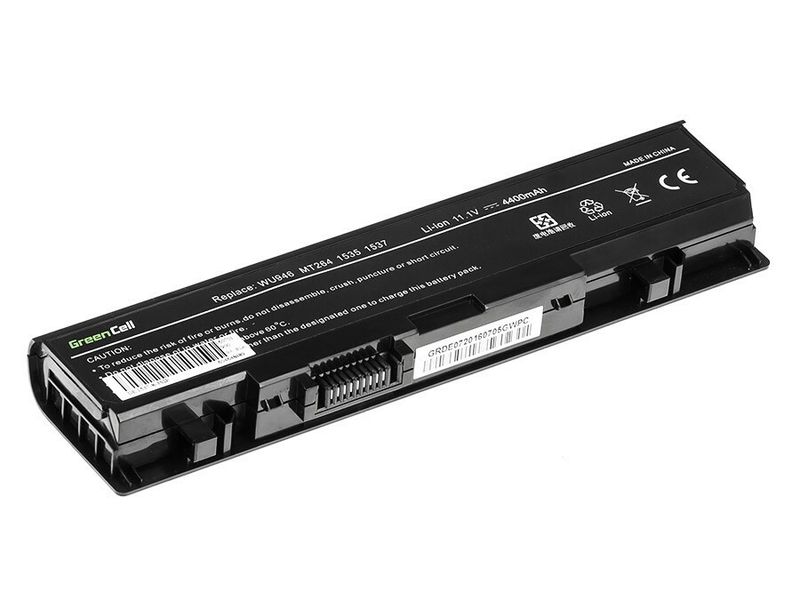 DE07 Green Cell Battery for Dell Studio 15 1535 1536 1537 1550 1555 1558 / 11,1V 4400mAh