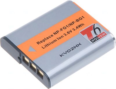 Batéria T6 power Sony NP-BG1, 950mAh, sivá