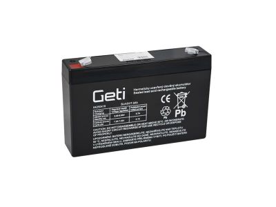Batérie olovená 6V 7.0Ah GETI