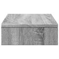 vidaXL Stojan na monitor sivý sonoma 50x27x10 cm kompozitné drevo