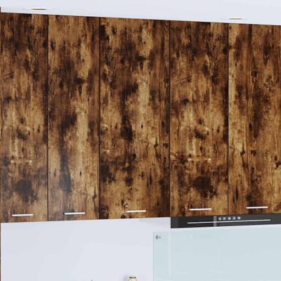 vidaXL Závesná skrinka Dymová dub 40 x 31 x 100 cm Kompozitné drevo