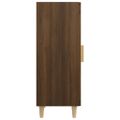 vidaXL Komoda hnedý dub 34,5x34x90 cm spracované drevo
