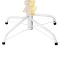 vidaXL Umelý vianočný stromček s dúhovými vetvičkami biely 120cm PVC
