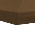 vidaXL Kryt na altánkovú strechu 6 x 3 m Sivohnedá Polyester 190 gsm